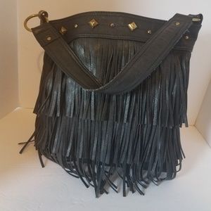 Carlos fringe shoulder bag